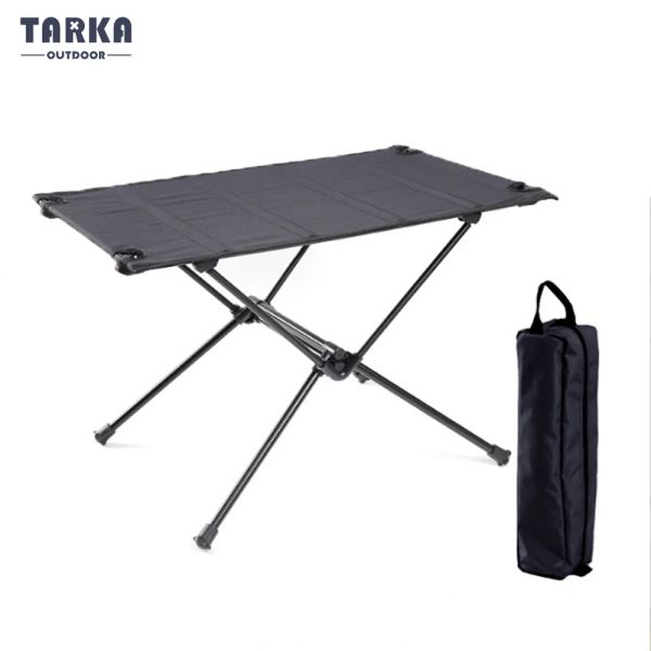 Mobiliário tarka leve mesa dobrável de acampamento oxford pano desktop turista churrasco mesa piquenique portátil mochila equipamentos ao ar livre