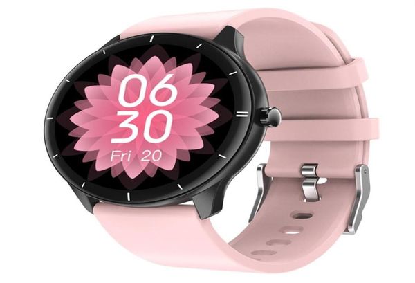 Q21 Neuer Stil 128 Runder Bildschirm 180mah Dynamic Heart Frequenz Körpertemperatur Überwachung Custom Dial Fashion Smart Watch A2557858128427233