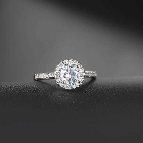 2pcs anéis de casamento proposta de casamento anéis solitados para mulheres cor de prata feminina quadrado zirconia cristal no engajamento de casamento anel judeu r781