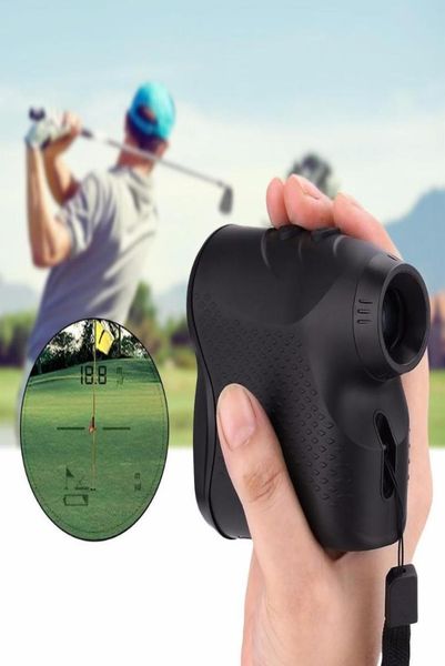 O treinamento de golfe ajuda a Lumiparty Trainer 600900M Monocular Telescópio Range Finder Distância Medidor de Velocidade Ferramenta de Caça2580269