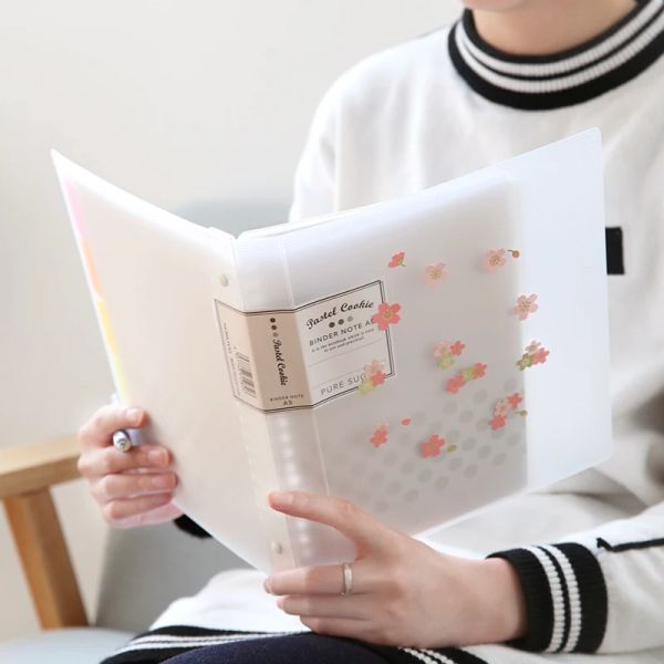 Notizbücher Neues Japan Kokuyo Macaron Note Buch Lose Leaf Inner Core A5 B5 Notebook Tagebuch Plan Binder Office School Supplies Ring Binder