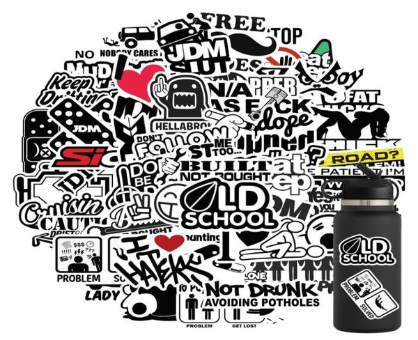 50pcs divertenti jdm auto adesivi per auto graffiti per skateboard taccuino per il taccuino decal turistico impermeabile per bambini impermeabili1660125