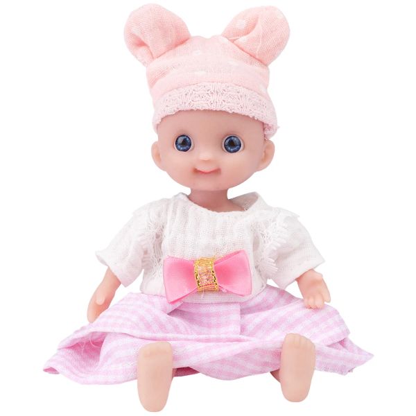 Ivita WG1569 5,51 polegadas 98g 100% Mini Silicone Reborn Doll não pintado bonecas realistas inacabadas para crianças brinquedos