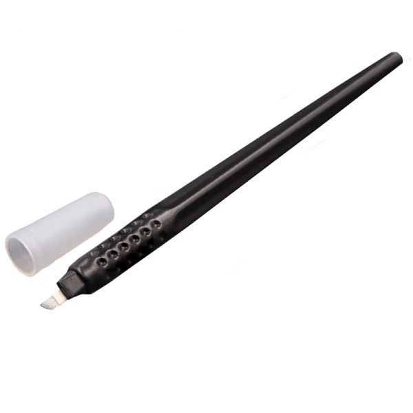 Makine Üst 3D Tek Kullanımlık Mikroblading Kalem 0.15mm 18U Blade İğneleri Kalem Manuel Nakış Kalıcı Makyaj Kaş Dövme Kalemi