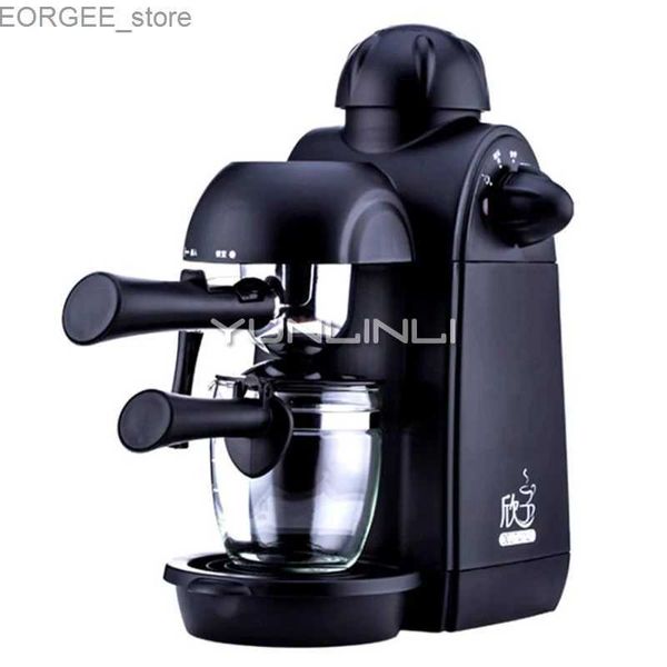 Kaffeemaschinen Haushalt/kommerzielle Espresso -Maschine Dampfpumpe Druck Kaffeemaschine kleine italienische Kaffeemaschine XY151305 Y240403