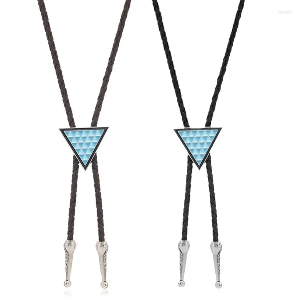 Coloque de arco de arco Presente para meninas Bolo Tie Clavicle Chain com pingente