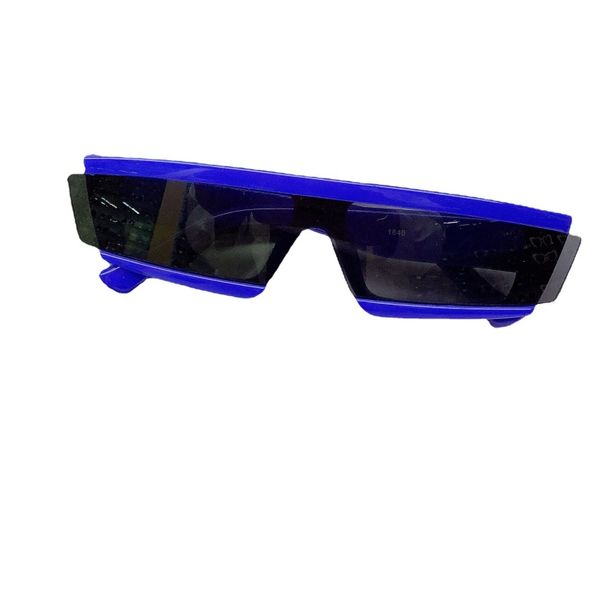 Çocuk Moda Güneş Gözlüğü Tek Parçalı Düzensiz Çerçeve Güneş Gözlük Erkek Kızlar Açık UV400 Koruma Güneşlik Goggles