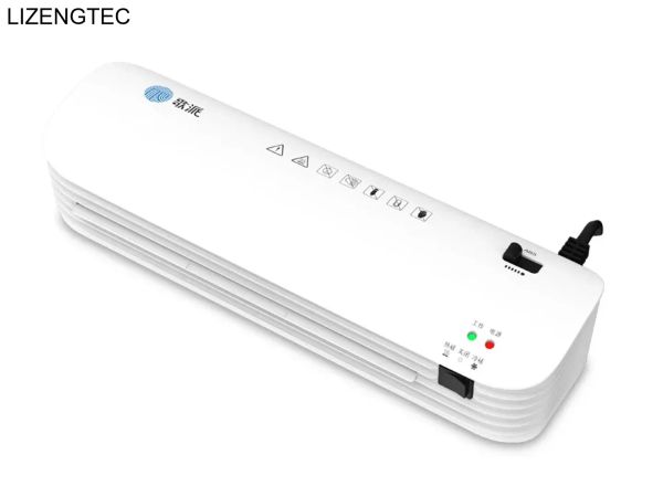 Laminator Lizengtec Roll Hot Cold Laminator Machine Profissional Office A4 Papel Document Photo