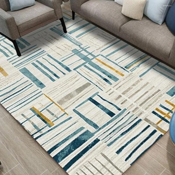 Tappeti 3d moderni moderni area semplice tappeto non slittamento non lavabile tappeto pavimento per pavimento per soggiorno camera da letto