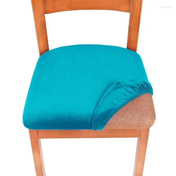 Крышка стулья для бархатного растяжения против пыли.