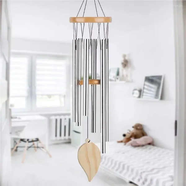 Figurine decorative Clear Relaxing Soft Wind Chimes sul prato interno regalo significativo per la festa esterna patio decorazione a parete