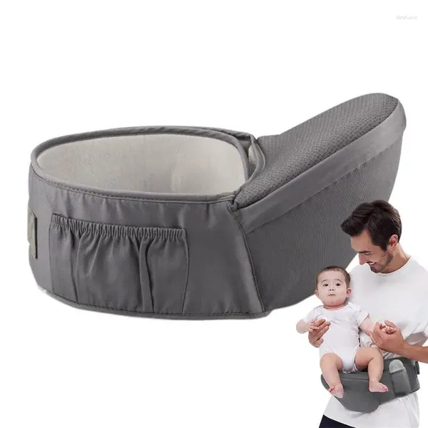Travesseiro de travesseiro Baby Cintura da cintura Walker Sling Belt Hip Seat com cintura ajustável e bolso de grande capacidade para criança
