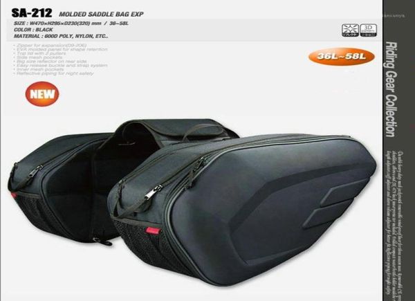 Мотоциклетные седельные сумки Sa212 Мотоцикл Оксфорд Боковой шлем Сумка для инструментов Водонепроницаемый дождевик Дорожные сумки для верховой езды13088778