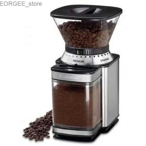 Kaffeemaschinen Edelstahl 32-Tassen-Kaffeemühle mit Auto-Stop-Funktion Y240403