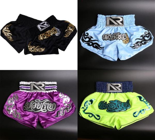 UOMINO DONNE BOXING MMA Shorts Kids Muay Thai Sanda Allenamento Trunks Girls Girls Kickboxing Shorts Shorts Fitness Martial Boxeo Pants X09021754