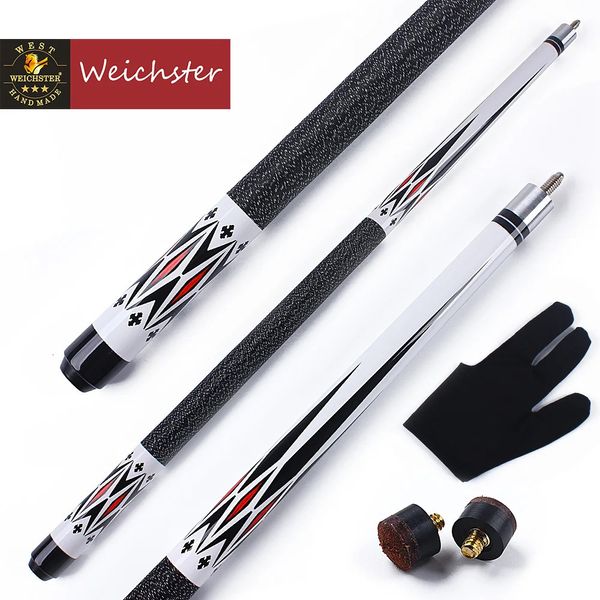 Weichster Bilardo Havuz İpucu Çubuğu 1/2 Akçaağaç Ahşap Şaft 58 13mm Vida Uç İpucu 240327