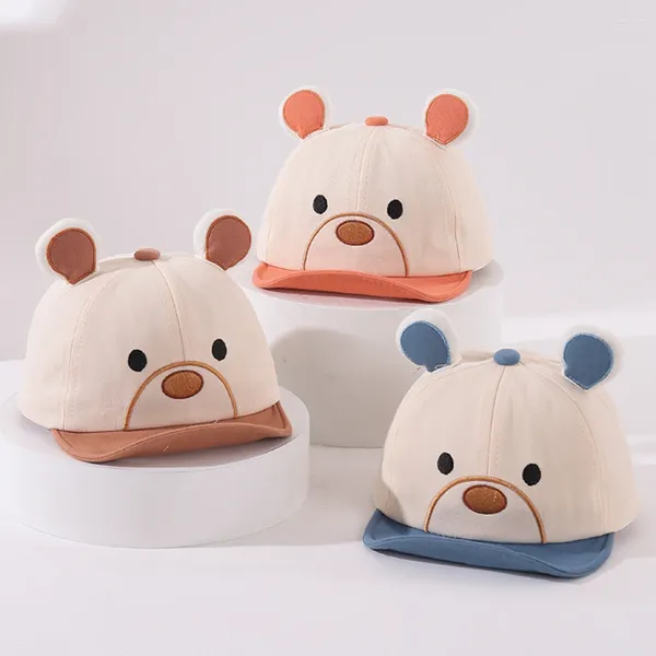 Berets Baby Hüte Frühling Weiche Kante Cartoon Baseball Caps Für Jungen Und Mädchen Nette Super Schöne Sonnenschirm Schirmmütze