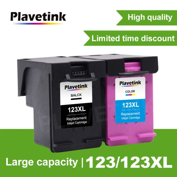 Сканеры Plavetink Refilled Ink Cartridge для HP 123 123XL Deskjet 1110 1111 1112 2130 2132 2133 2134 3630 3632 3637 3638 Принтер