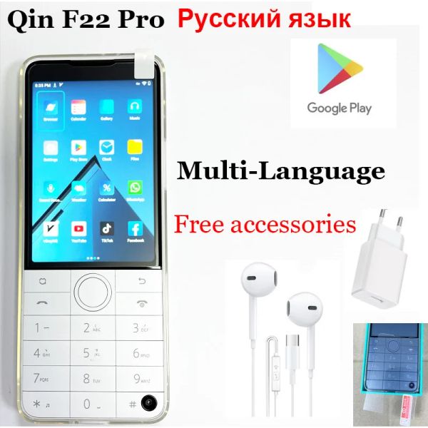 Controllo globale Google Store Qin F22 Pro Smart Touch Screenphone WiFi 5G+3,5 pollici 4 GB 64 GB Multilenguage cellulare