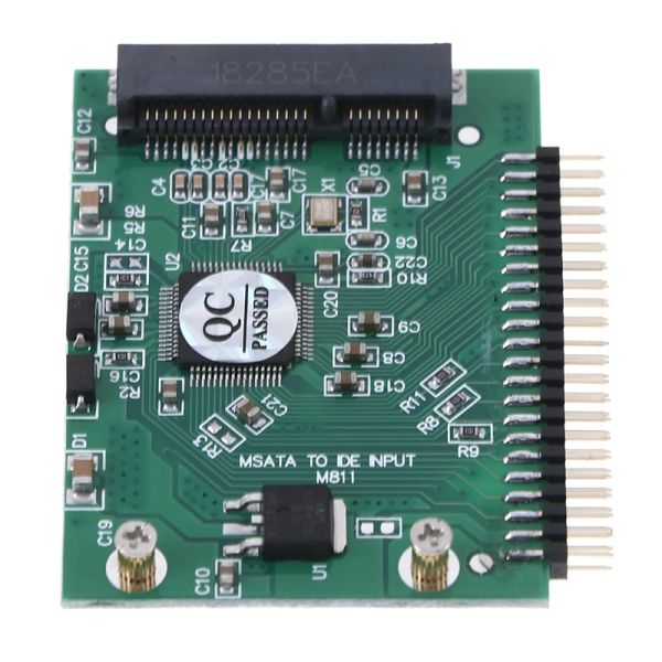 Mini PCI-E MSATA SSD 44Pin Festkörperdiskette auf 1,8 Zoll 3,3 V IDE / 2,5 Zoll 5V IDE-Adapterkarte MSATA an IDE Converter Riser Board