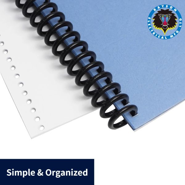 Espinhos Diy pente de ligação da coluna.Acessórios para escritórios e material de material escolar Binder, bom artigos de papelaria para notebooks de PVC A4