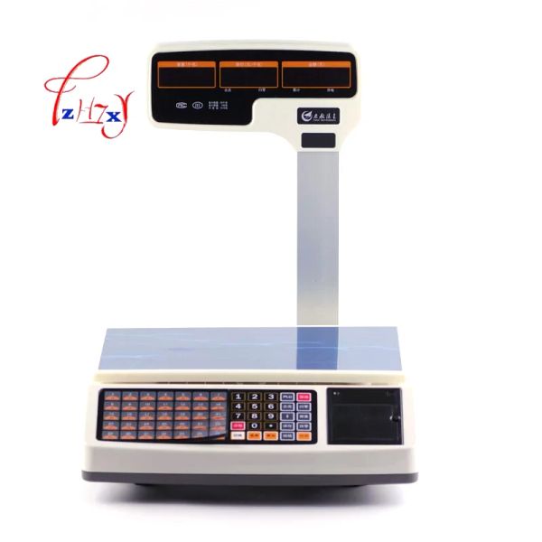 Trimmer Commercial Electronic Digital Price Barcode Label Druckskala Elektronische Preisskala Computing Scales Englische Version