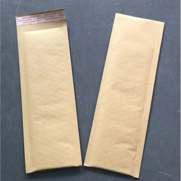 Mailers 50pcs Long Style Kraft Packaging Borse Boller Borse imbottite busta di spedizione con botte di spedizione per spedizioni.