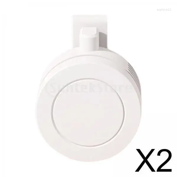 Garrafas de armazenamento 2x ventilador portátil que trabalha ao ar livre USB pessoal 60 branco