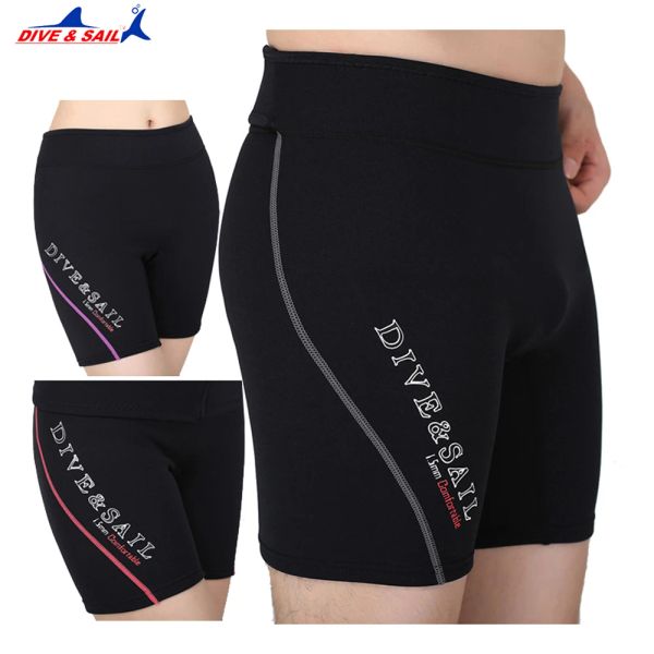 Suits Divesaill 1.5mm neopren wetsuit şort dalış takım elbise yüzme pantolon şnorkelle yüzme tüplü pantolon mayo sıcak 1 adet dalış şort