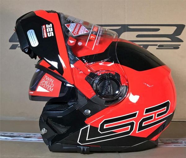 LS2 FF325 STROBE Klapphelm für Motorrad, Straße, modular, CIVIK ZONE Helme, Capacete Cascos Moto Casques6112749