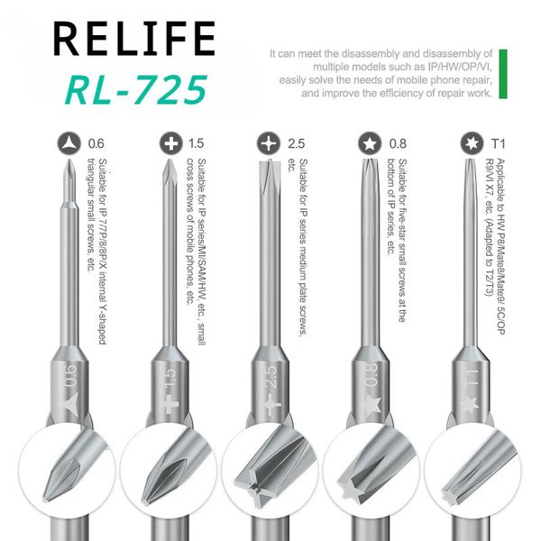 RELIFE RL725 FORTURAÇÃO MAGNÉNICA FORTE CONSELHO COM 5 GERADO PARA PELE PELO REPARO DE REPARO DE COMPLETO DE REPARO DE FERRAMENTAS DE DISPONDIMENTO DO DISMANTE 240322