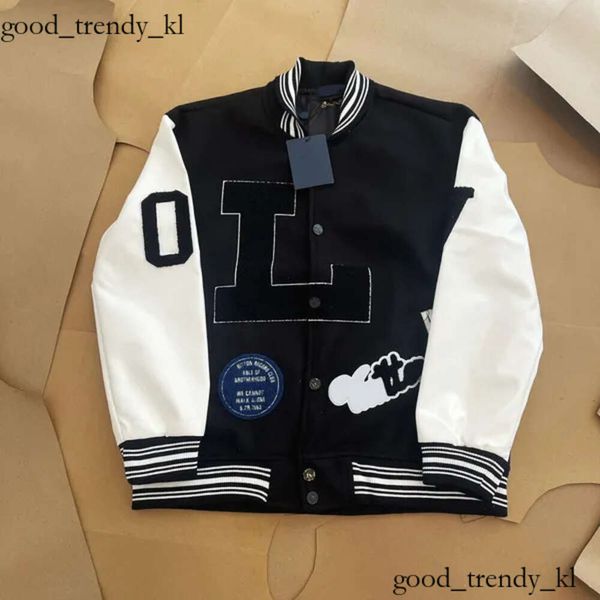 Lousis Vouton Taschen LVSE NEUE MODE BASEBALL MATCH UNIMET MOSE JAKET INLY BRAUTED WARTE JACKETEN PAULE Women Varsity Coats Herrendesigner Kleidung Top 945