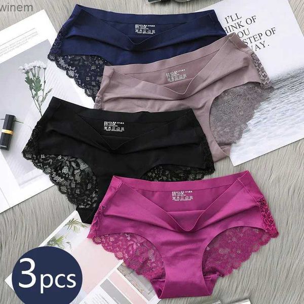 Set di mutandine da donna/batch senza cucitura da donna senza cucitura biancheria biancheria intima comoda tessuto in pizzo bassa ascesa da donna biancheria intima soft womens biancheria da donna2404