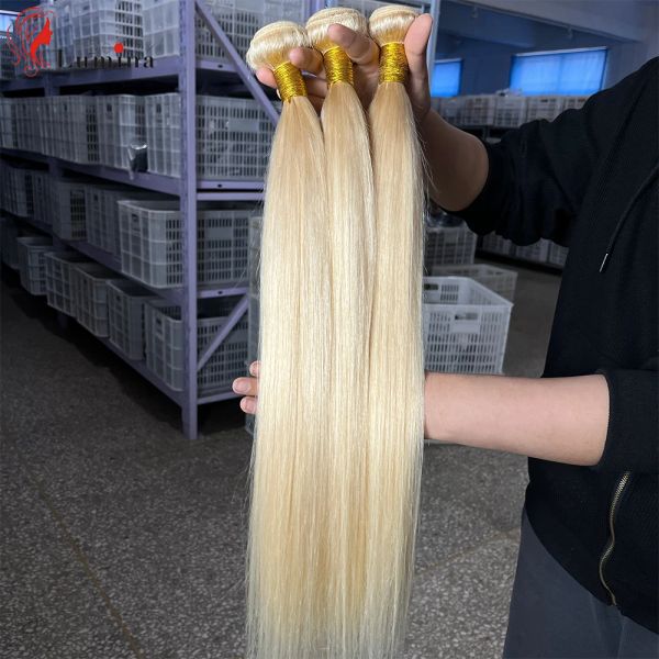 Pacotes de 613 pacotes de cabelo humano em linha reta pacotes de cabelo remy brasileiro mel 832 polegadas pode comprar 1 peça 10a pacotes de cabelo