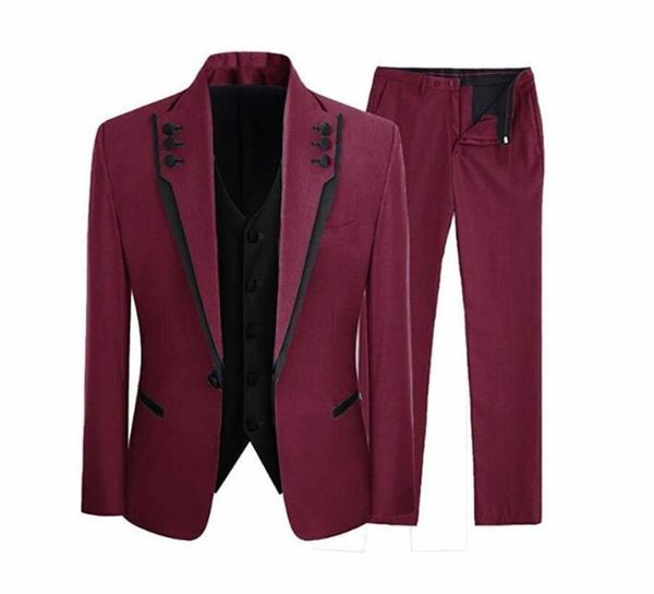 Mais recente casaco designs de calça branca preta de casamento para homens causais praia slim fit slim fords personalizada mato de noivo 3 peças blazer coa6067087