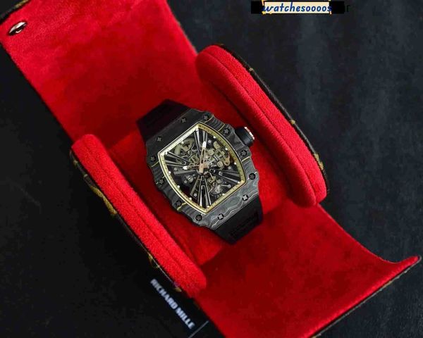 Sehen Sie sich die hochwertige Schweizer Bewegung an. Watch Ceramic Dial mit Diamond RM1201 Real Tourbillon Fantasic Superb Men Byl5 Highend Quality Uhr Ntpt All Carbon