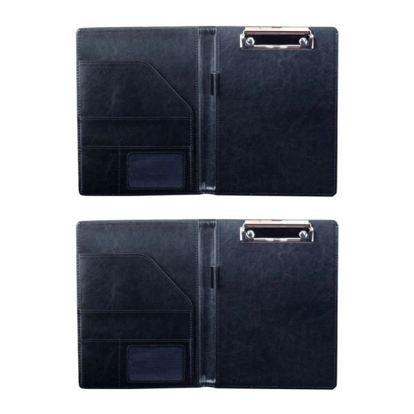 Поставки 2x A5 Document Bag File Palling Bipling Building Office Office Financial School Supplies (Black)