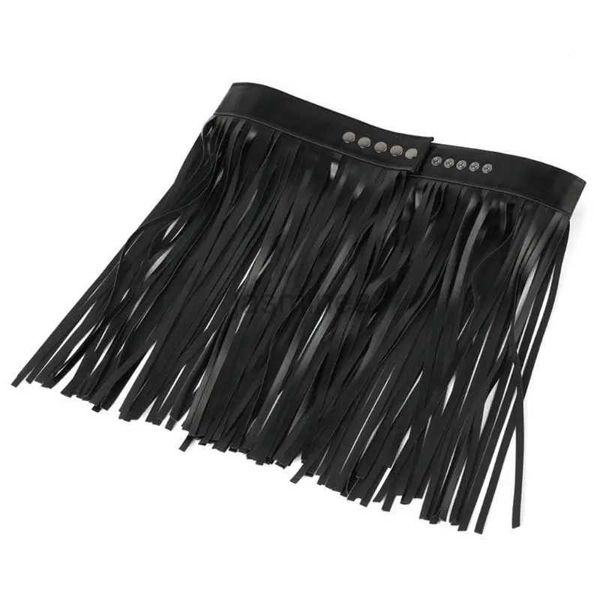 Abiti sexy urbani WOMENS WOMENS High Waist Fucice Fringe Nappetti di gonna con gonna con bottoni a scatto Halloween Party Punk Rock Clubwear 2443