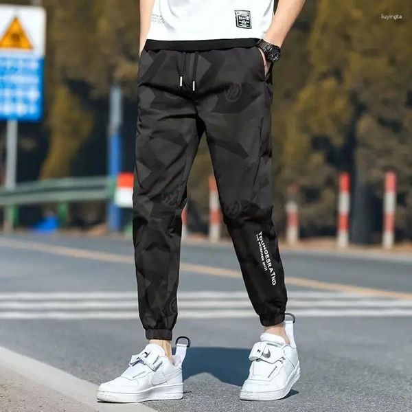 Pantaloni da uomo Leggings sportivi larghi in stile giapponese Pantaloni di grandi dimensioni Tendenza country Casual Uomo Nove