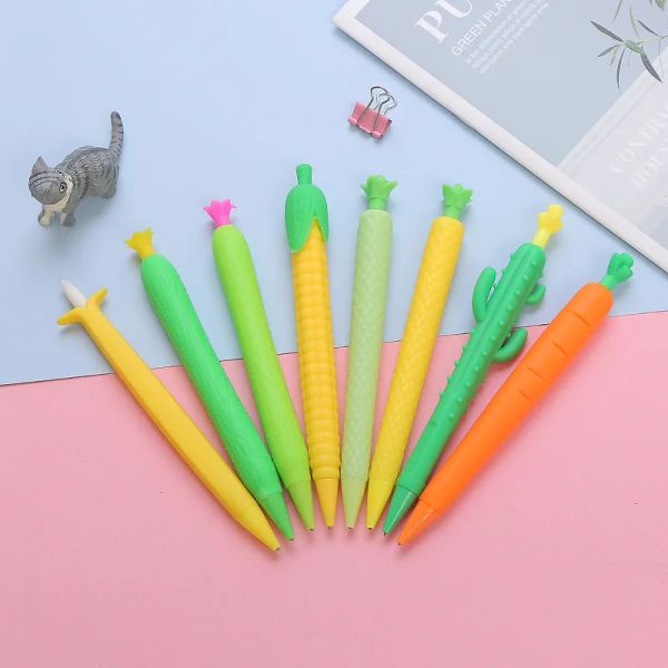 Lápis 20 PCs Simulação de desenho animado criativo Lápis automático 0,5mm Motivo de lápis móvel flexível