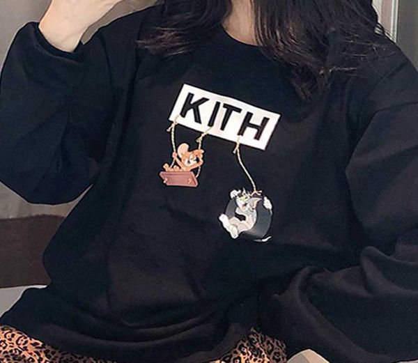 19SS KT X Tom Jerry LS TEE FAMIGLIE FAMEGGIO TEE LUNGA FEGHTHIRT CATTO CATTO E MOUSE FASCIFICA TSHIRT High Street Pullover H2948386