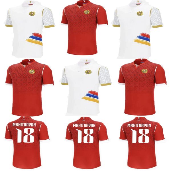 24/25 Armênia de alta qualidade vendendo camisas de futebol adultos partidas em casa Jersey Treinando uniformes homens camisas de futebol