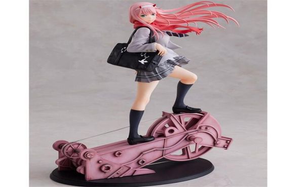 Аниме Darling In The FRANXX Рисунок Игрушки Zero Two Сексуальные Девушки ПВХ Фигурки Игрушки Для Взрослых Коллекционная Модель Куклы Toys9992771