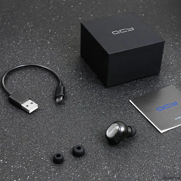 Ohrhörer QCY Q26 Einzelohr Headset Wireless Ohrhörer mit Stereo -Ohrhörern mit Mikrofon