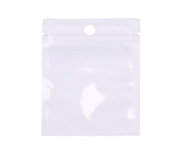 Accessori per telefoni cellulari da 1000pcslot sacca da imballaggio Clearwhite con cerniera in plastica per pacchetto di vendita al dettaglio per cavi dati Charger2431622