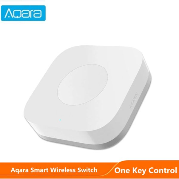 Controle aqara interruptor inteligente sem fio chave embutido giroscópio multifuncional controle remoto zigbee interruptor wi-fi para xiaomi mijia casa inteligente