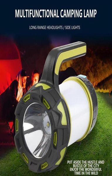 Lanterne portatili La luce forte brama il LED LED Campeggio di emergenza ricaricabile con lanterna di luce laterale319S9713285