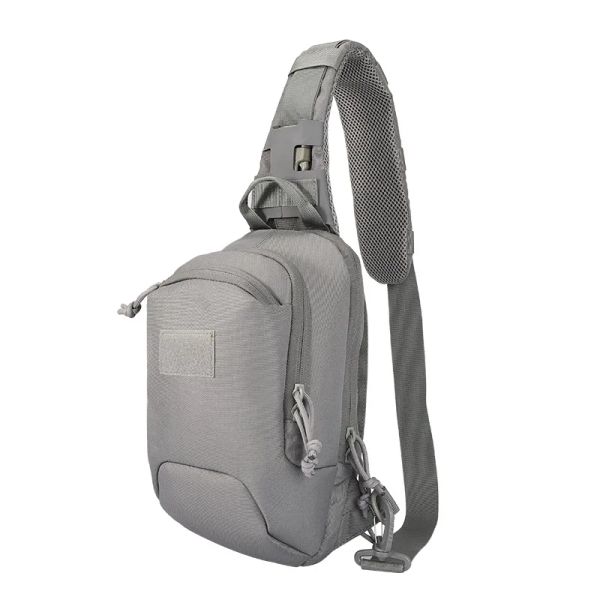 Çantalar Taktik Sling Paketi Askeri Molle Göğüs Crossbody Omuz Çantaları Gizli Taşıma Tabanca Tabanca Torbası Açık Sling Çantası