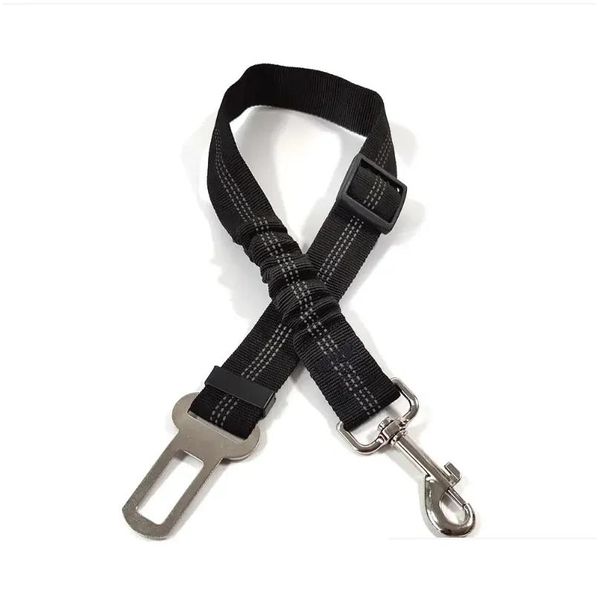 Collari per cani Le guinzaglio Tether Bungee Seatbelt per tessuto Nylon Dogs Belt Auto SEDIFICHE SEDIFICHE FORNITÀ DI VERATURA DELLA VIAGGIO REGOLABILE DURING POTYZT