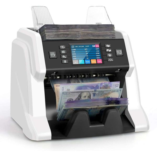BC-55 Premium Bank Grade Dinheiro Máquina Máquina Multi Moeda de denominação Mista